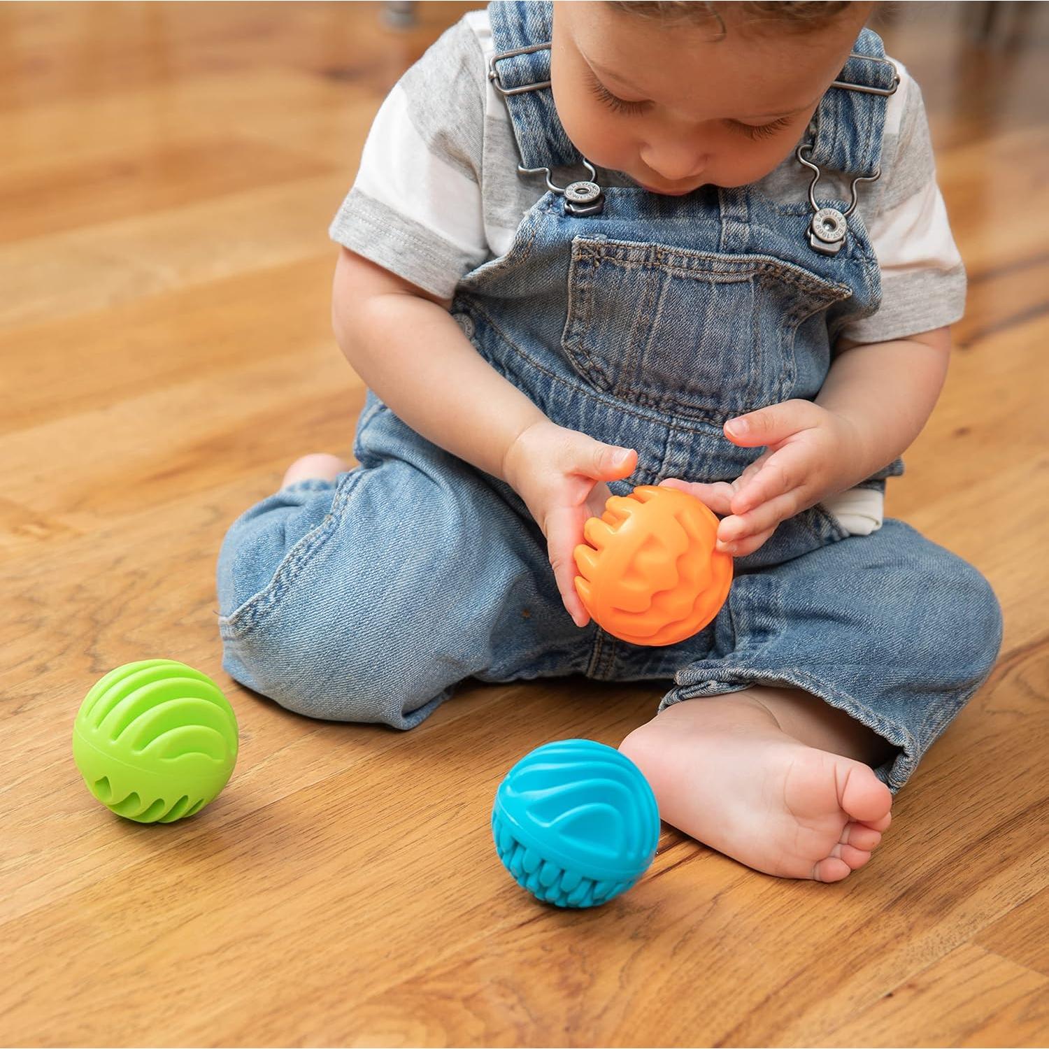 Rodillos Sensoriales Fat Brain Toys - Esferas con Campanas