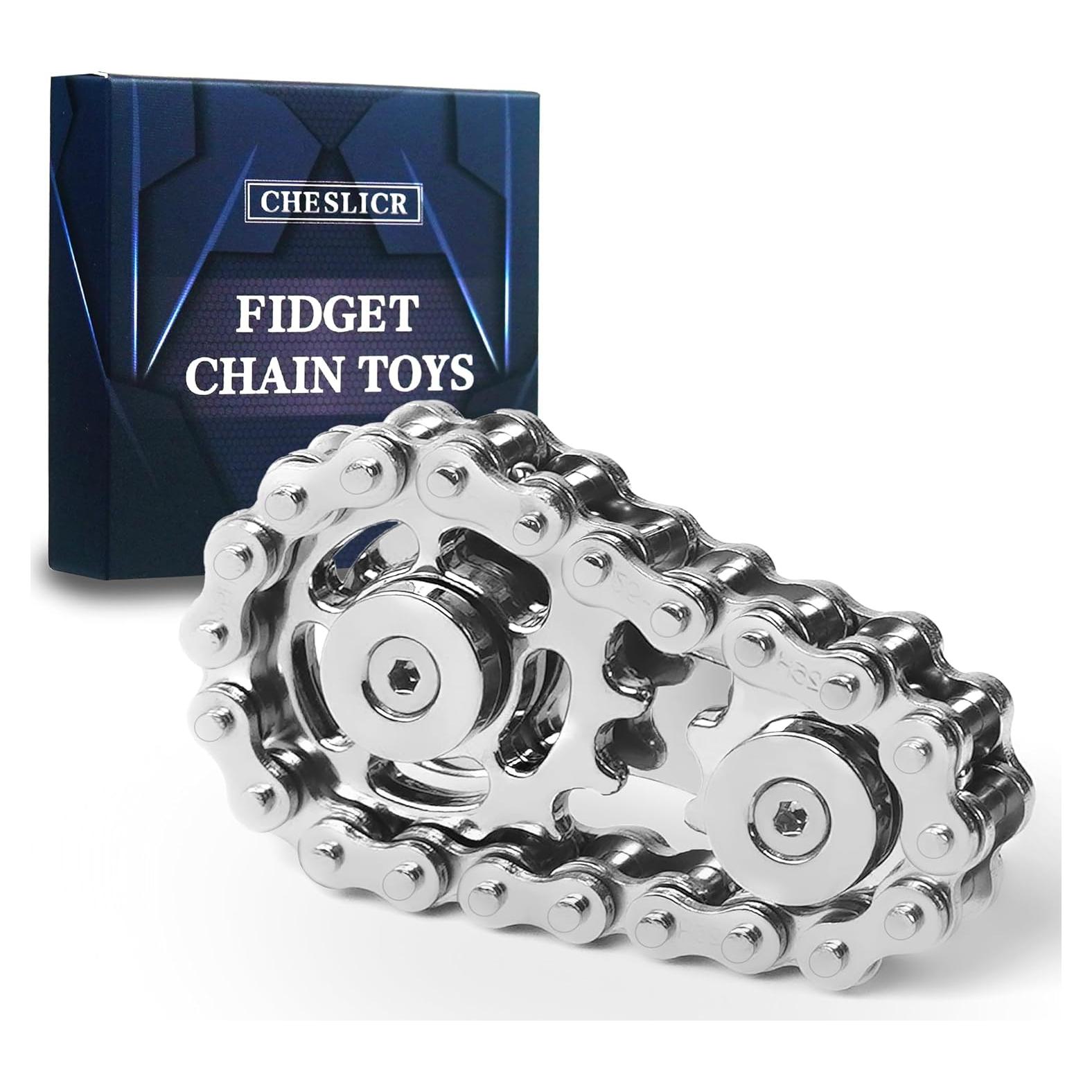 Juguete Fidget Spinner de Metal CHESLICR para Alivio de Estrés