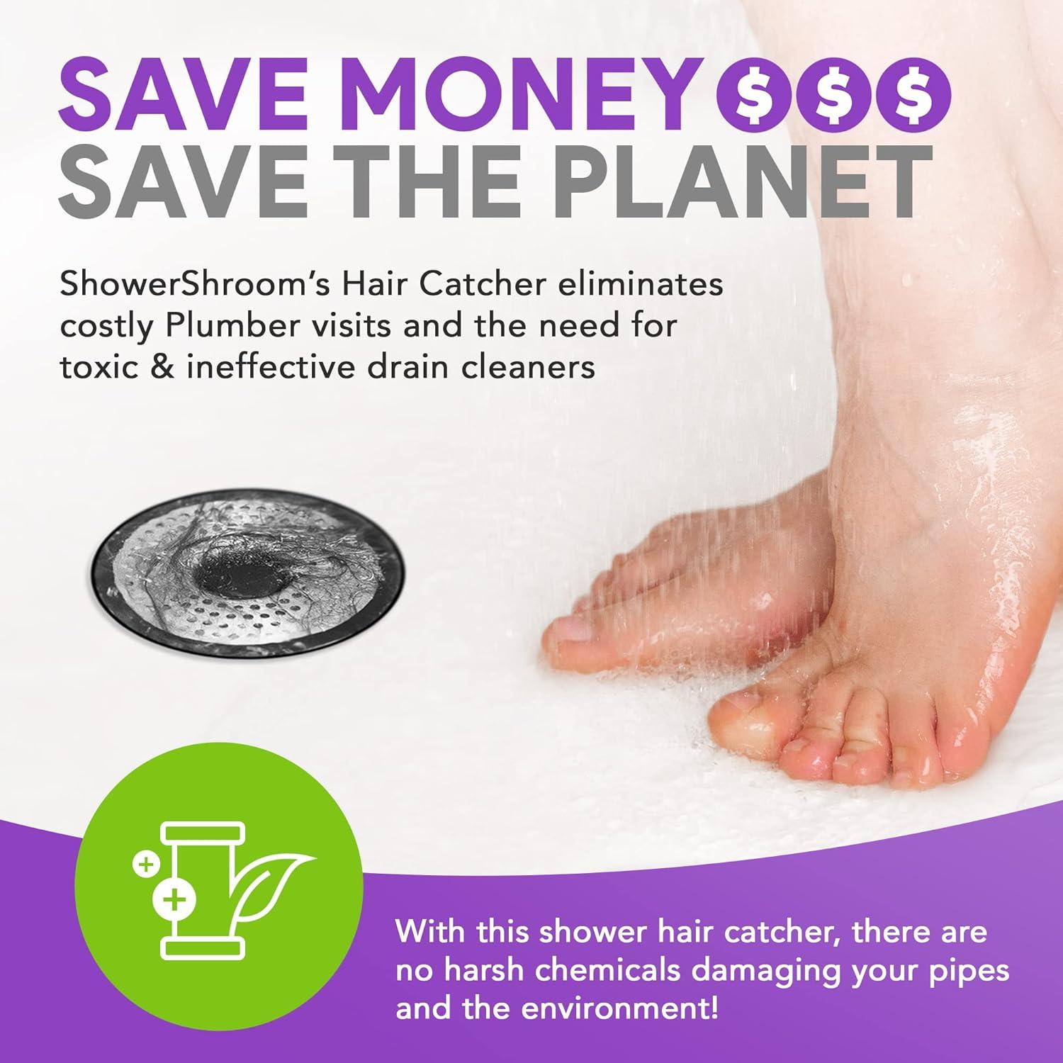 Captador de Cabello ShowerShroom Ultra Acero Inoxidable