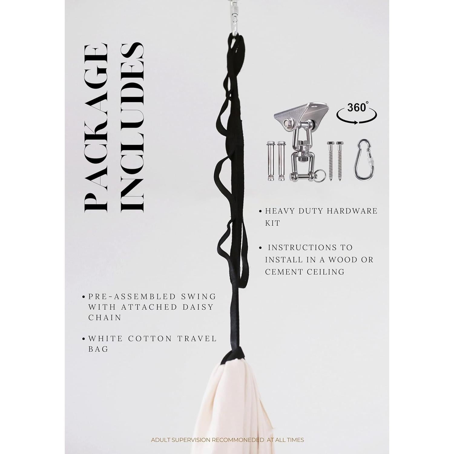 Columpio Sensorial Marlowe & Co Doble Capa 90 kg Sage