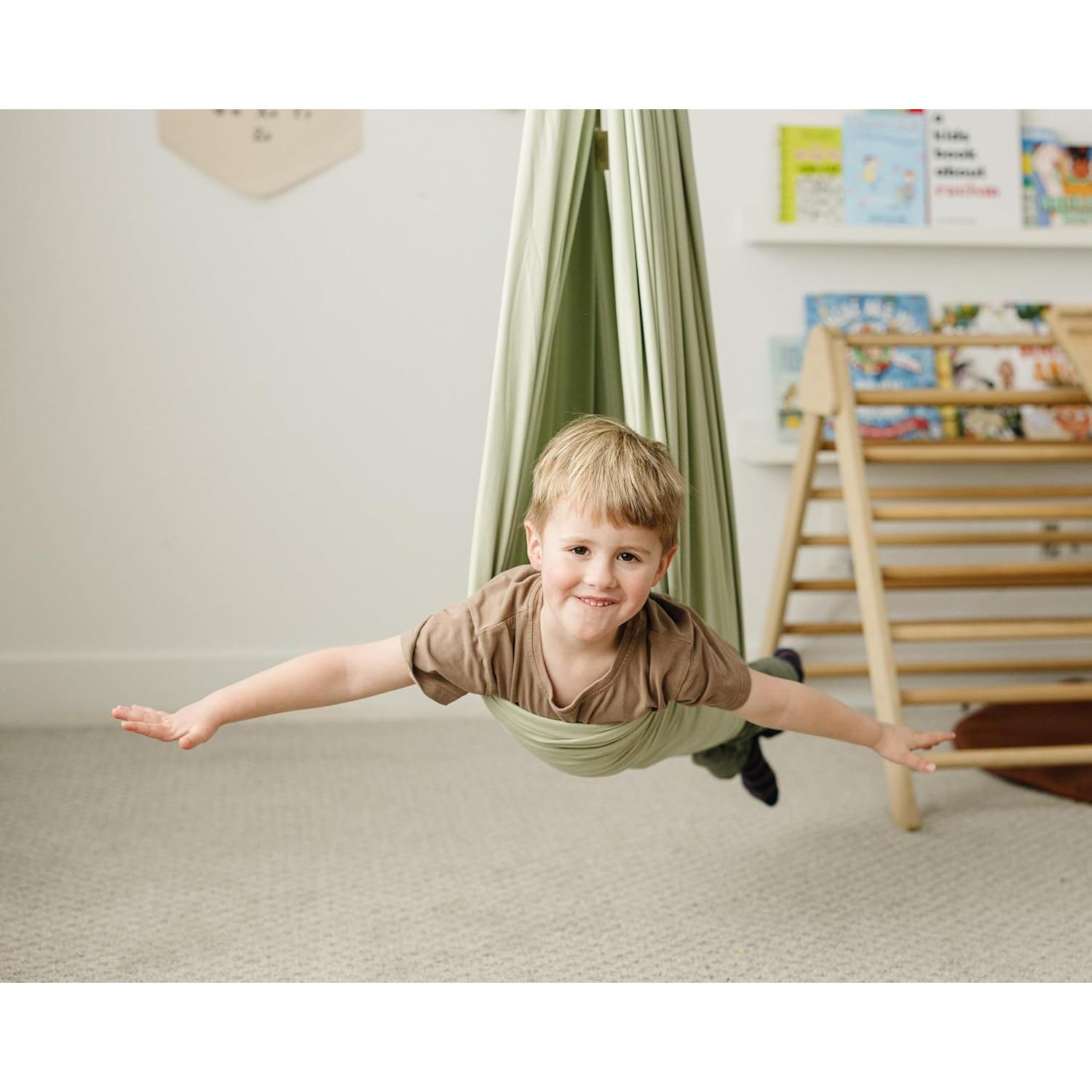 Columpio Sensorial Marlowe & Co Doble Capa 90 kg Sage