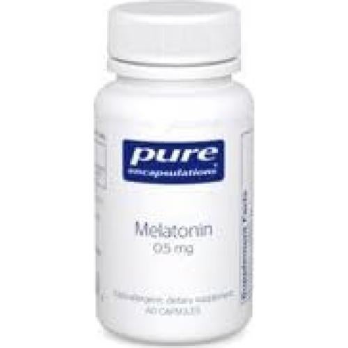 Melatonina 0.5 mg Pure Encapsulations - 60 Cápsulas Veganas