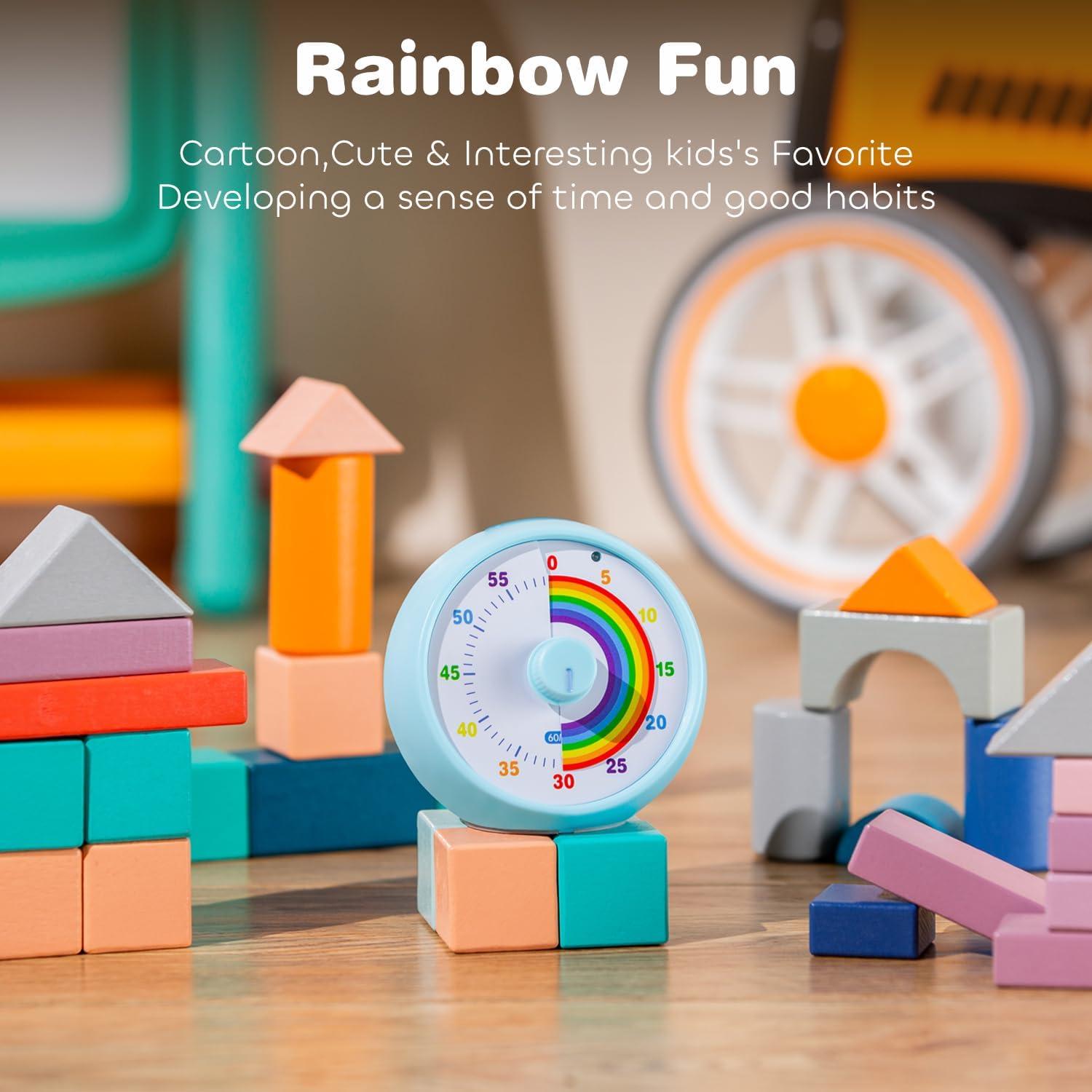 Temporizador Visual Kiecky Squirrel 60 Minutos Azul