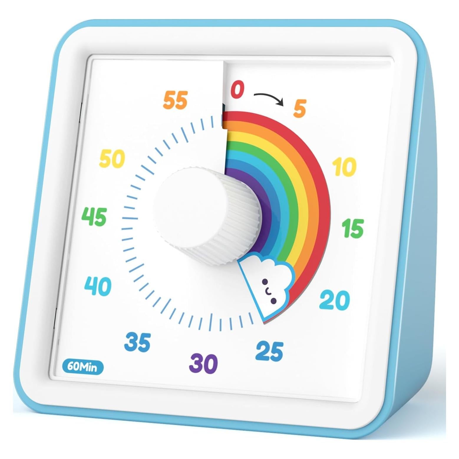 Temporizador Visual LIORQUE 60 Minutos Arcoíris para Niños
