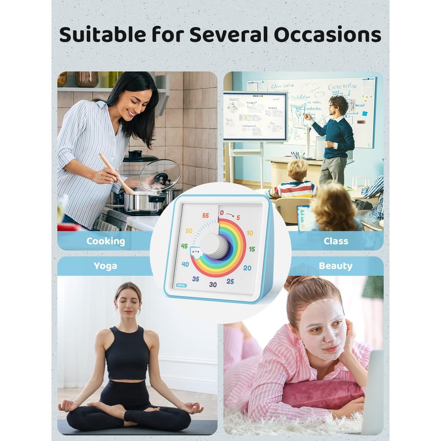 Temporizador Visual LIORQUE 60 Minutos Arcoíris para Niños