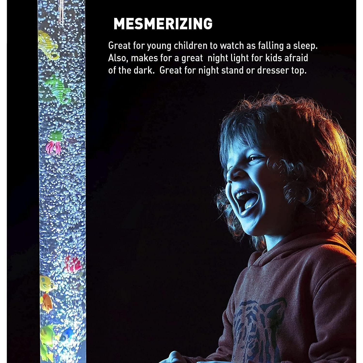 Lámpara de Burbuja EASYGO - Acuario de Piso 1.22m LED 20 Colores