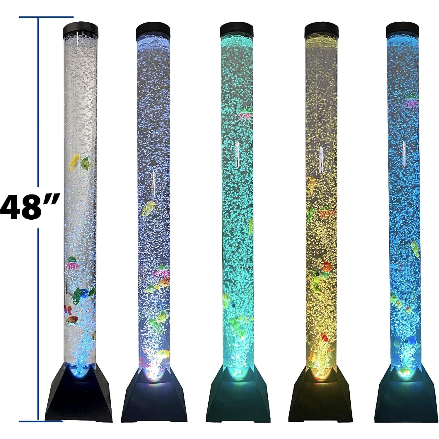 Lámpara de Burbuja EASYGO - Acuario de Piso 1.22m LED 20 Colores