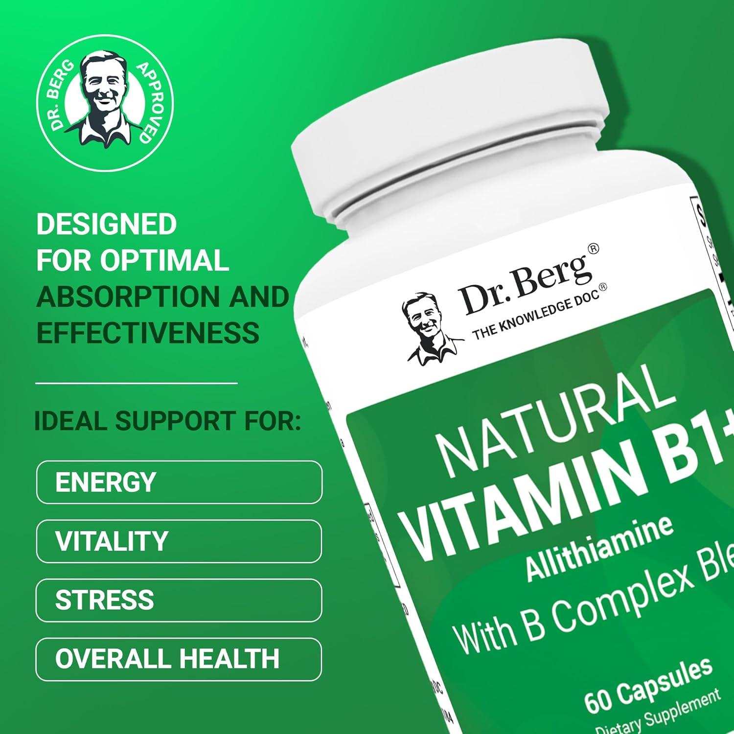 Suplemento Complejo de Vitaminas B Dr. Berg - 60 Cápsulas
