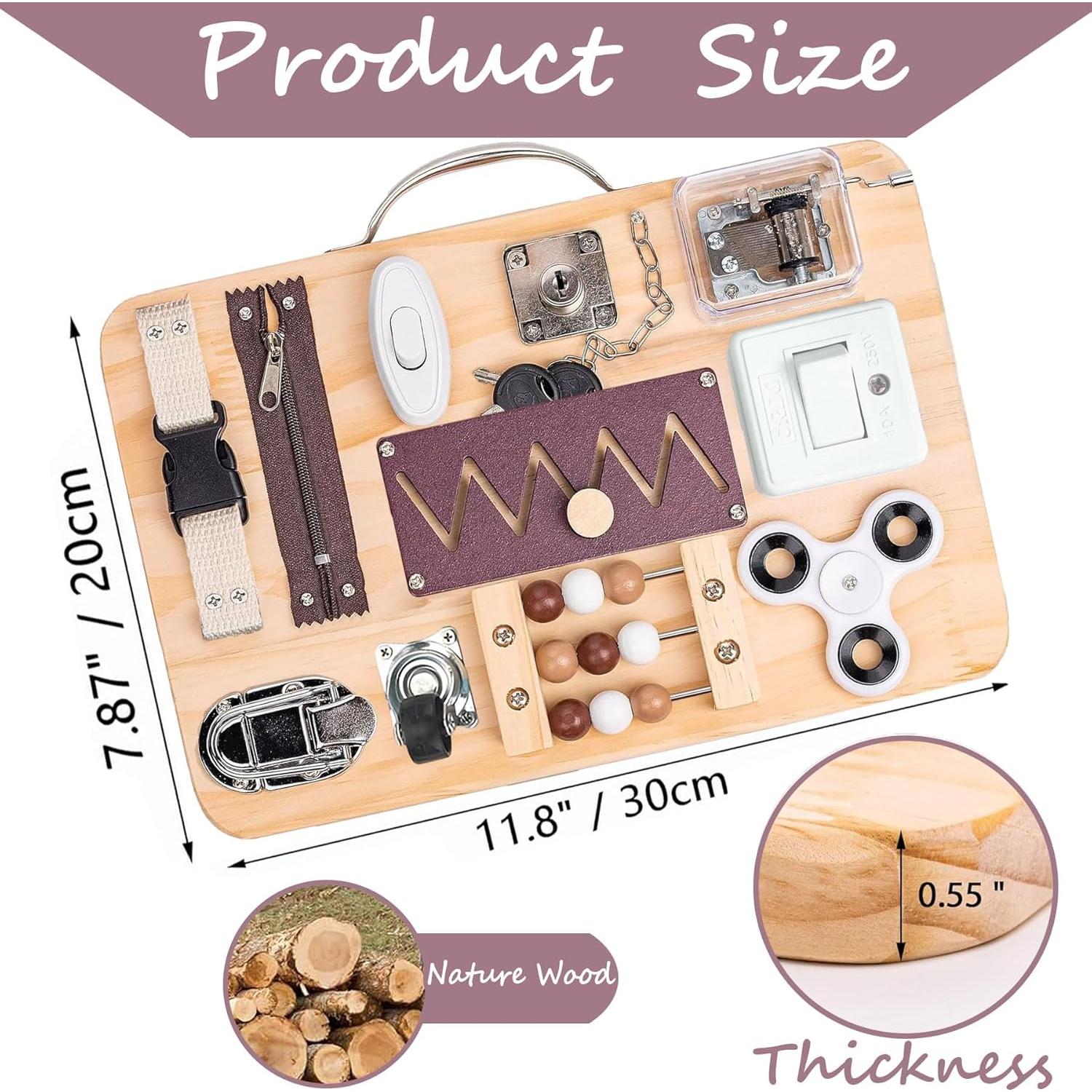 Tablero Ocupacional ZERIFAM para Demencia y Alzheimer 30x20cm