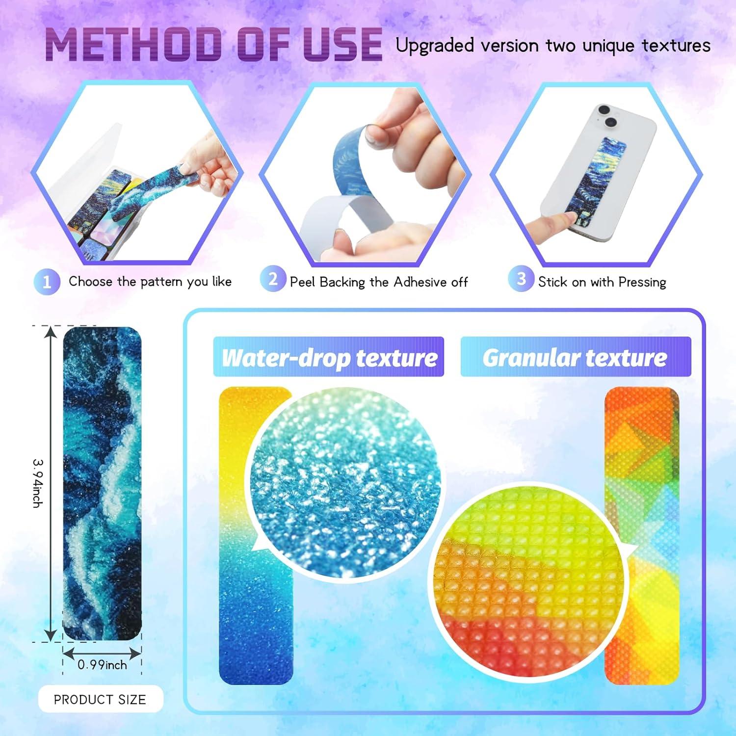 48 Etiquetas Sensoriales TOEMUR - Alivio de Ansiedad Multicolor