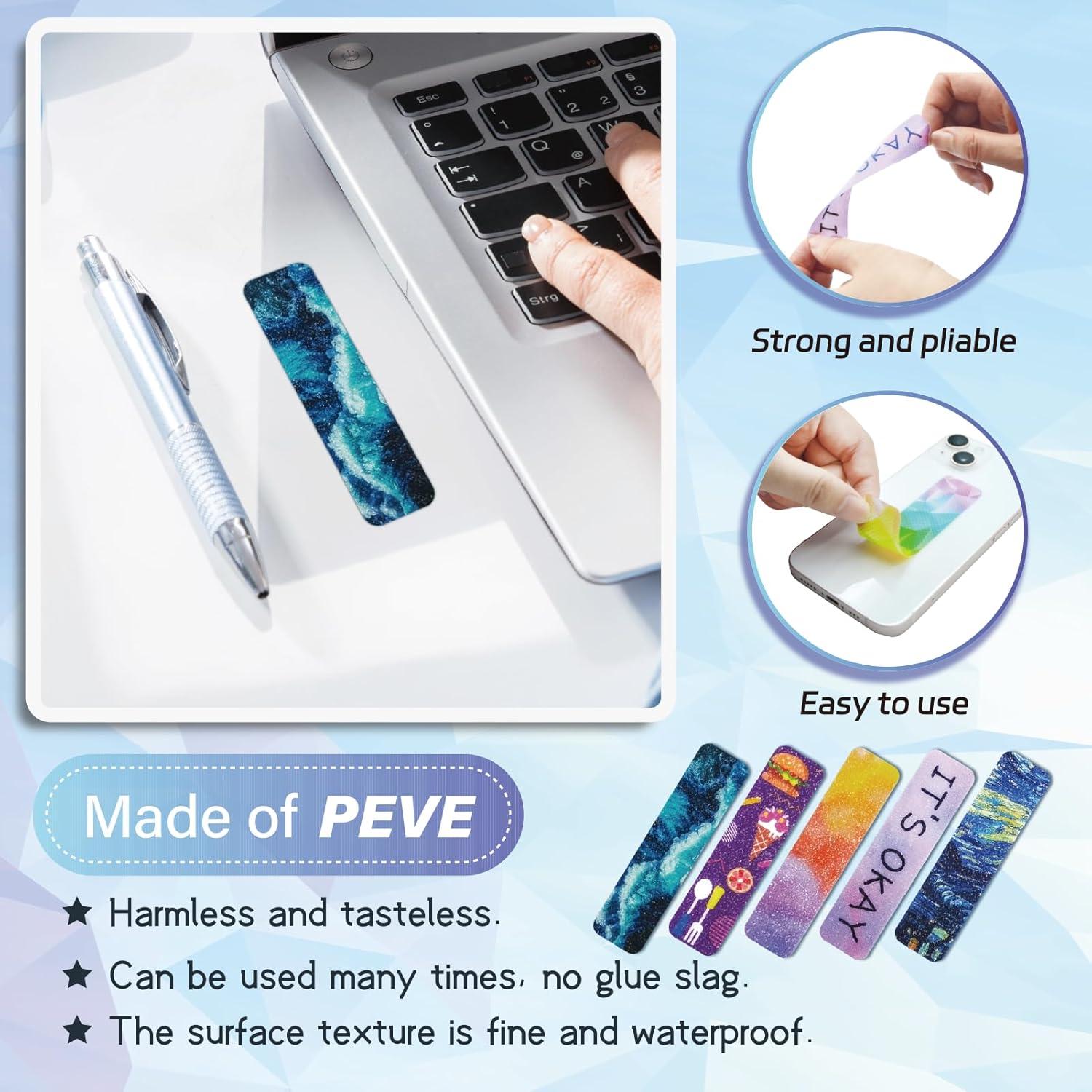 48 Etiquetas Sensoriales TOEMUR - Alivio de Ansiedad Multicolor