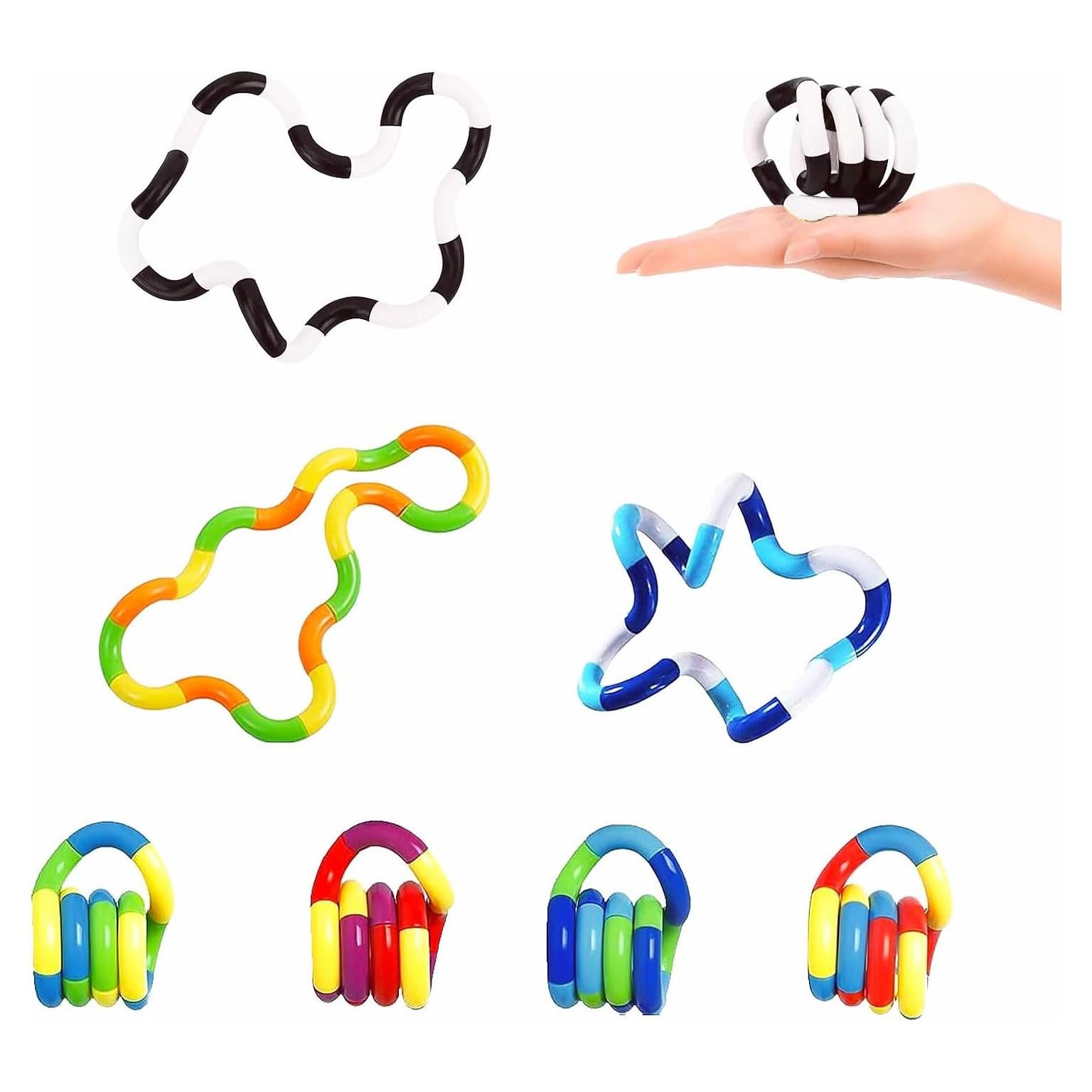 Set de 7 Juguetes Antiestrés Silenciosos Multicolores - ZZSFBDZSW