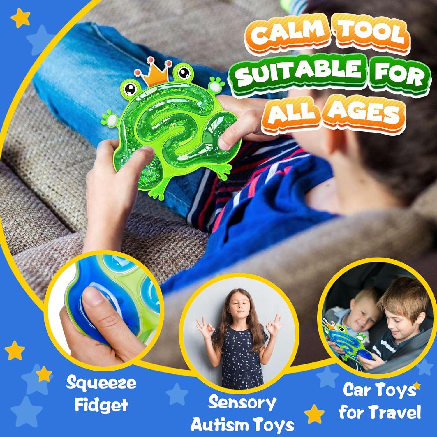 Juguetes Sensoriales UIIOPJIOM Rana Saltarina 2 Piezas 18.3cm