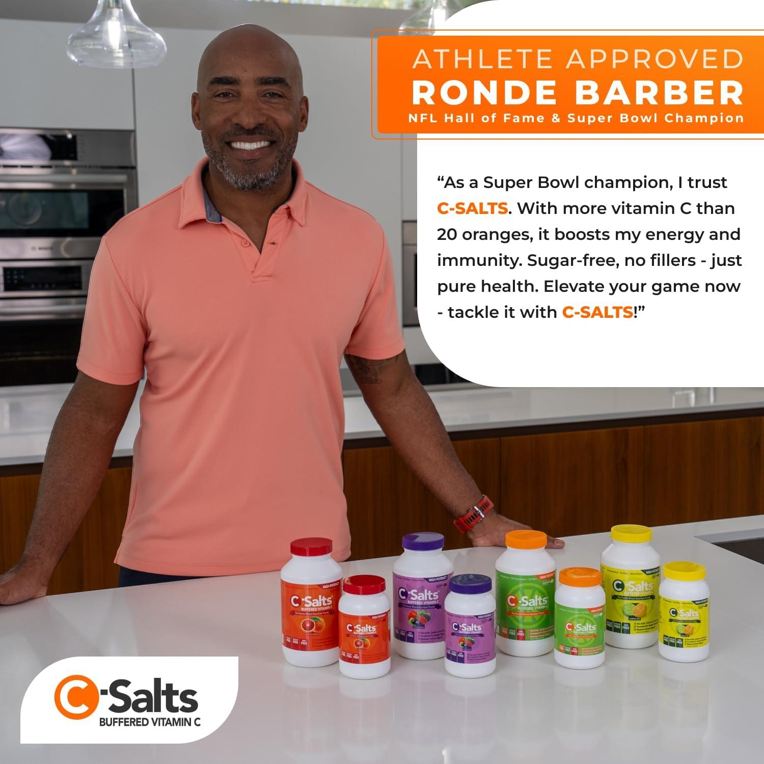 C-Salts Suplemento en Polvo de Vitamina C 226.8g - Naranja Sangre