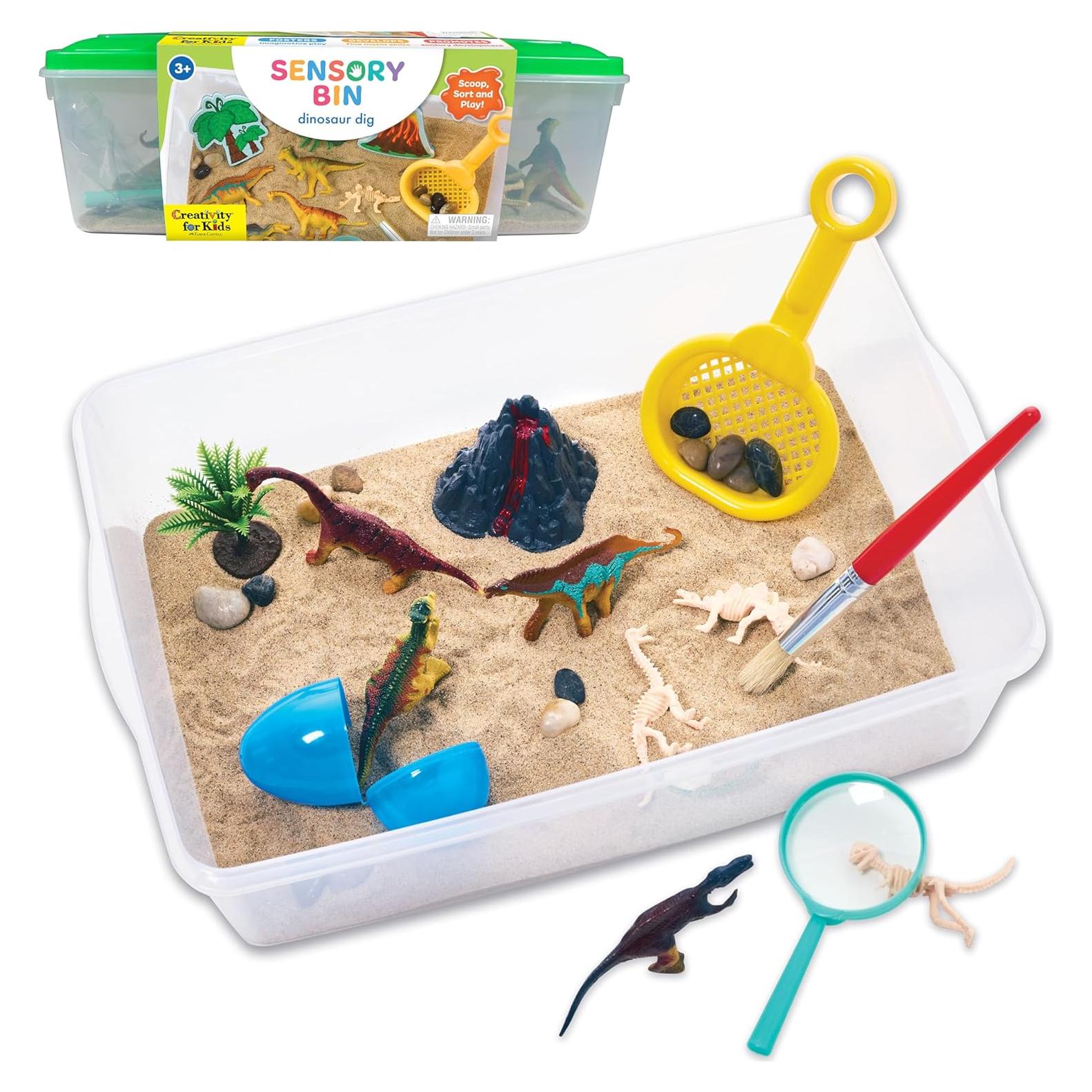 Caja Sensorial Creatividad para Niños - Excavación Dinosaurios 1.36kg