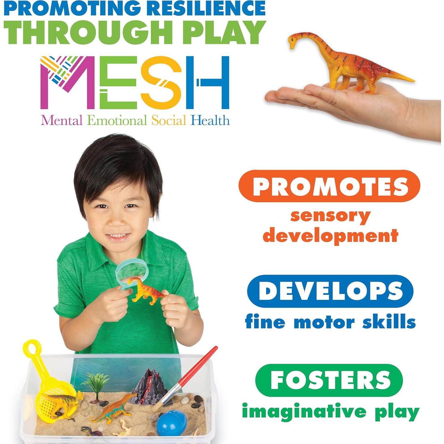 Caja Sensorial Creatividad para Niños - Excavación Dinosaurios 1.36kg