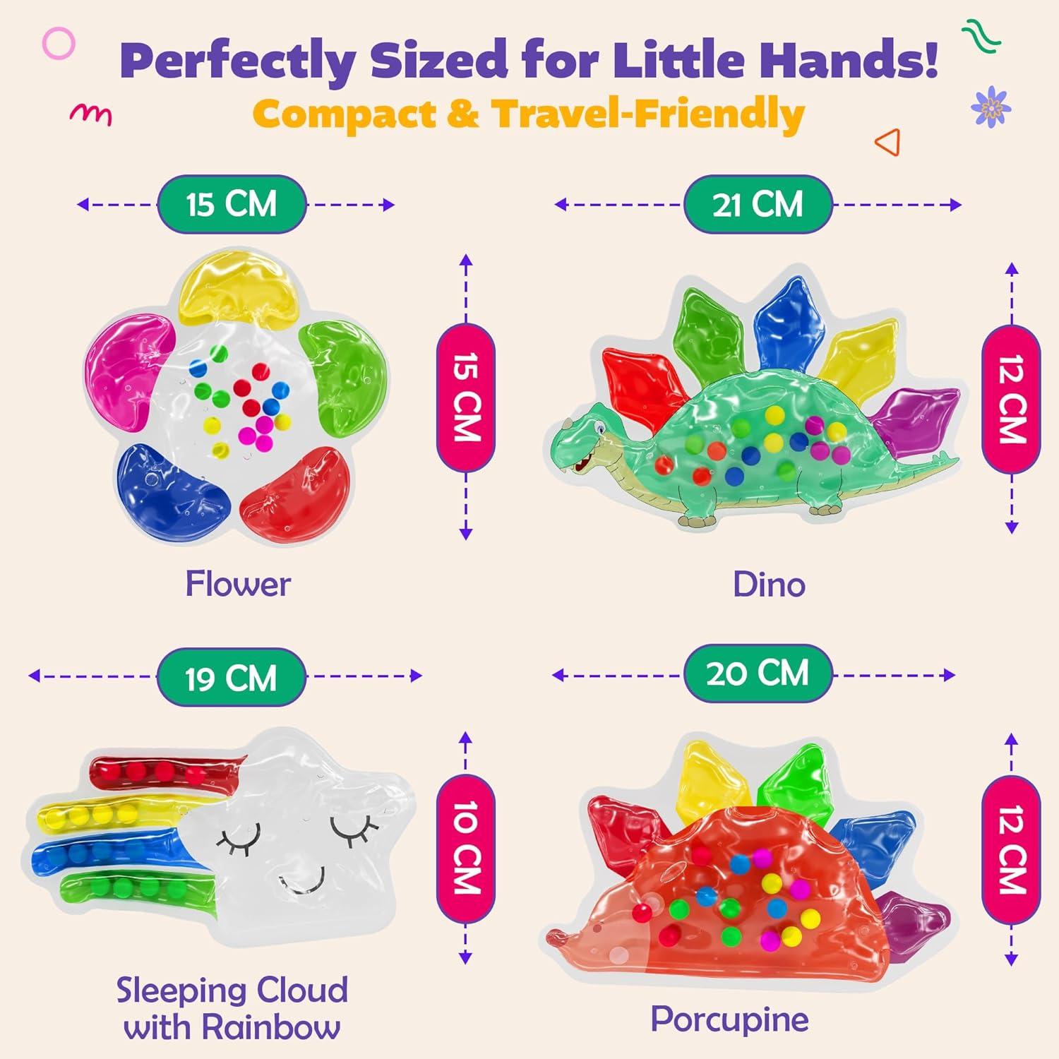 Paquete de 4 Juguetes Sensoriales de Clasificación de Color - Early Explorer Toys