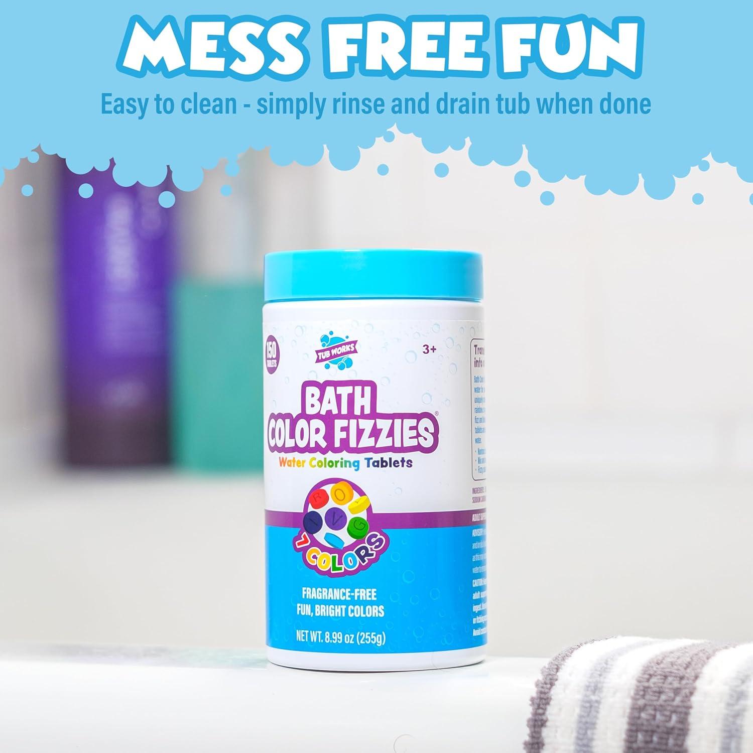 Tabletas de Color Efervescente para Baño Tub Works 150g