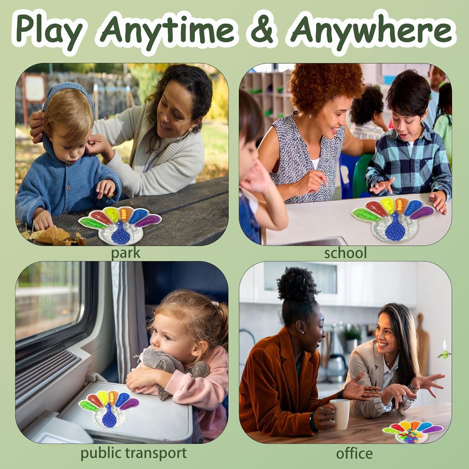 Juguete Sensorial de Clasificación de Colores GYsomer 12x17cm