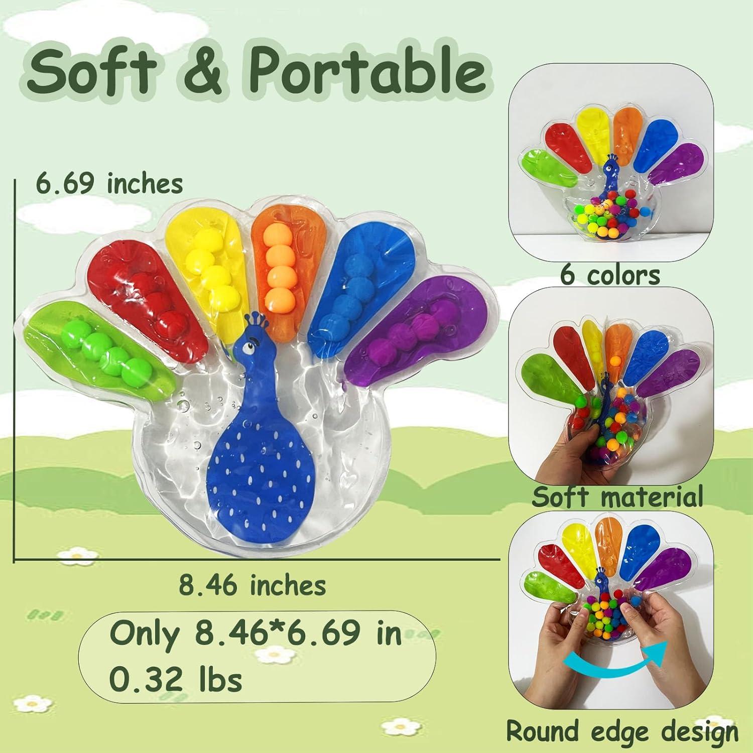 Juguete Sensorial de Clasificación de Colores GYsomer 12x17cm