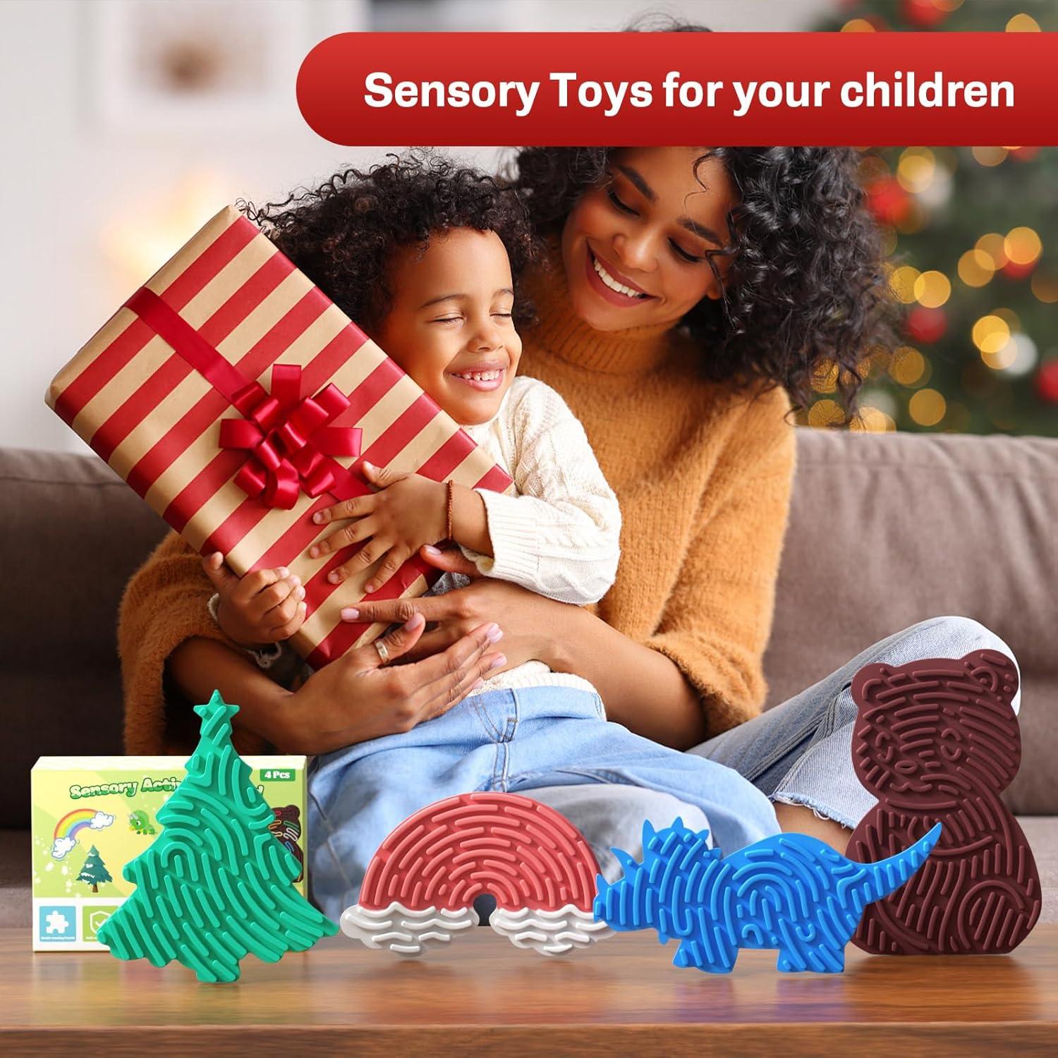 Tablero Sensorial KVRG 4 Piezas para Niños 3+ Años