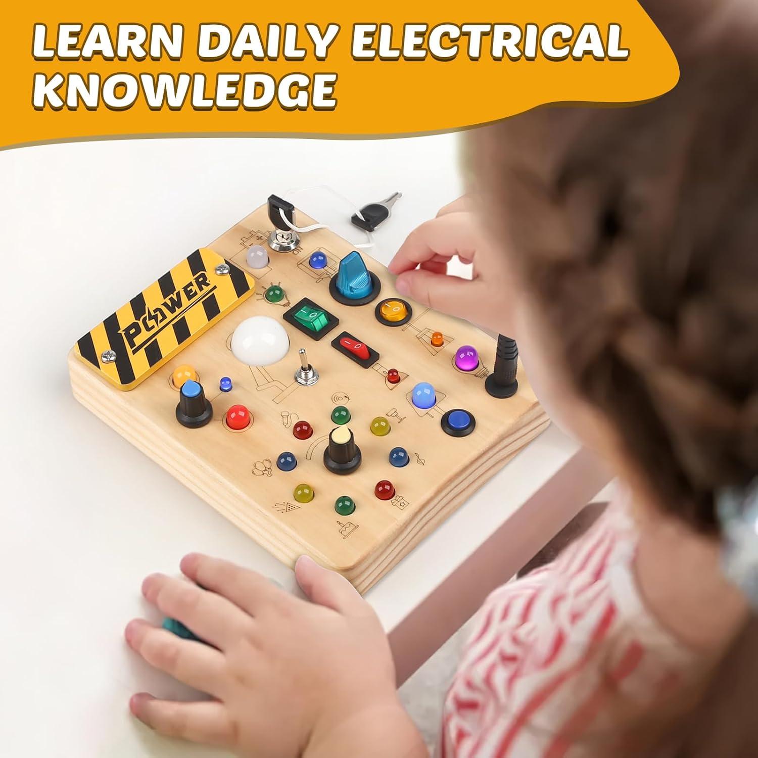 Tablero Ocupado LED Joyreal para Niños 1-6 Años - Juguete Educativo