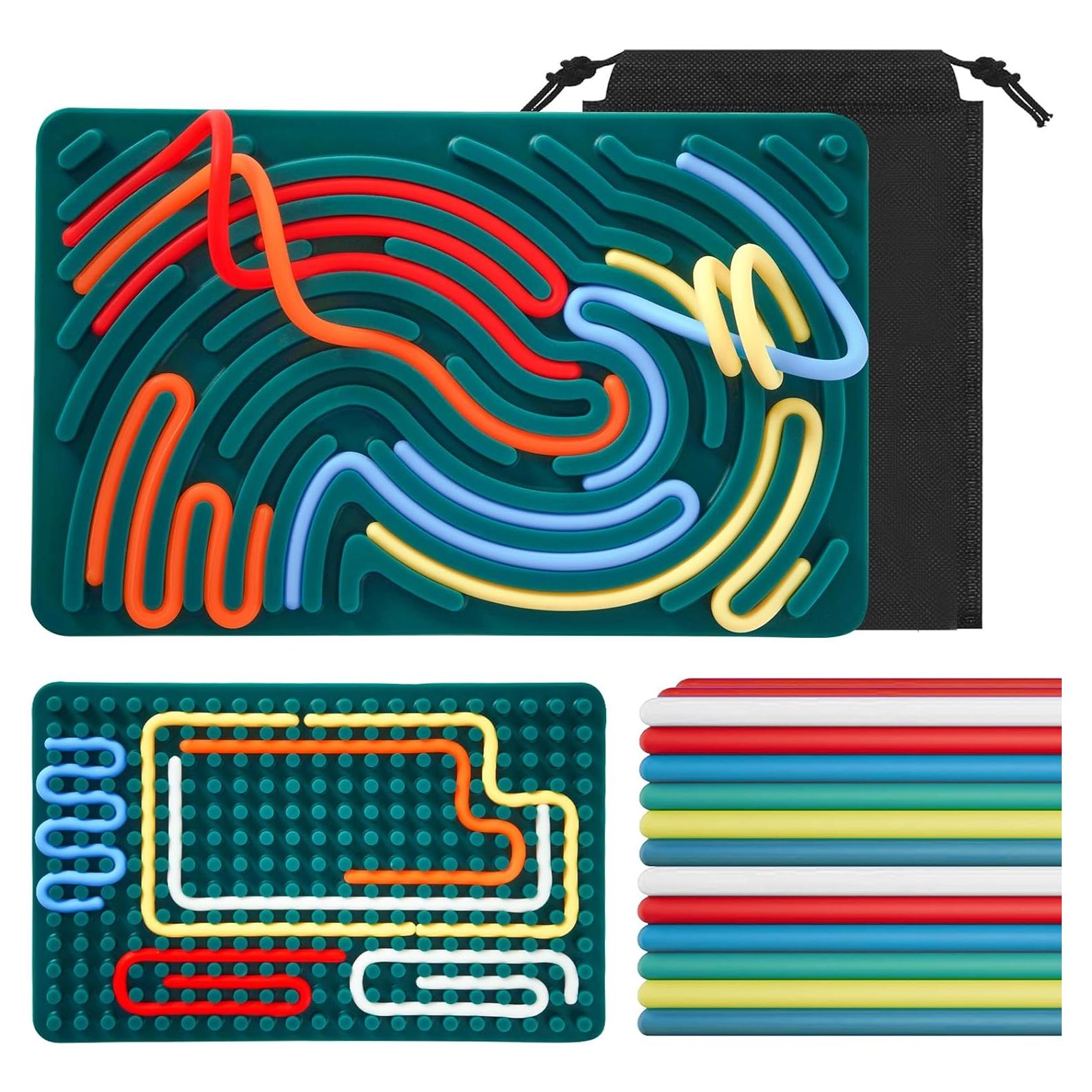 Tablero de Actividad Sensorial GUUTRY Verde Oscuro 17x11cm