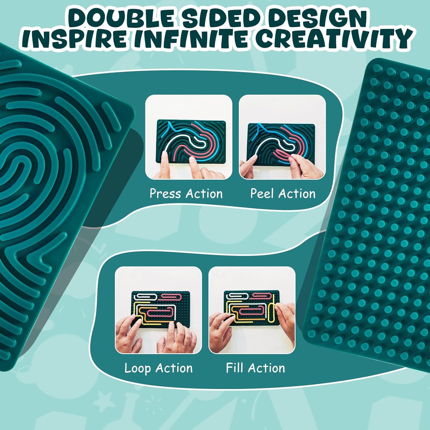 Tablero de Actividad Sensorial GUUTRY Verde Oscuro 17x11cm