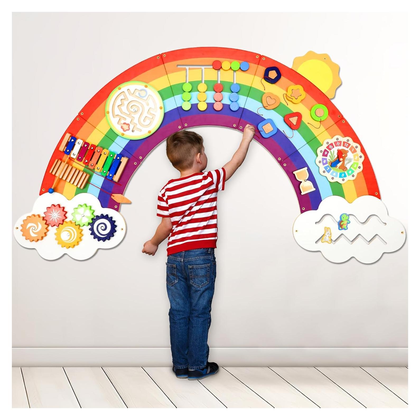 Panel de Actividad de Madera Justforjoyful 150cm Montessori