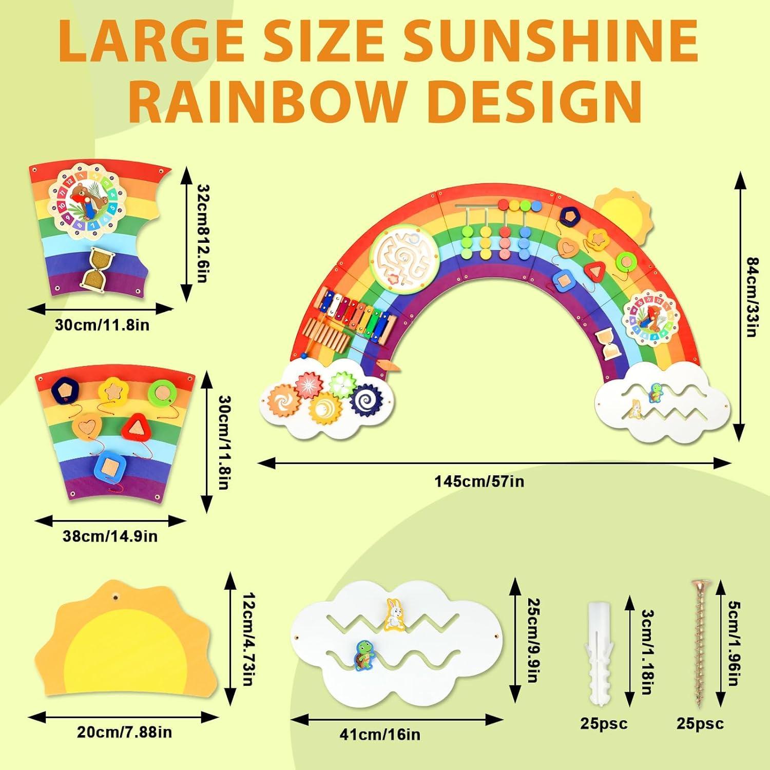Panel de Actividad de Madera Justforjoyful 150cm Montessori