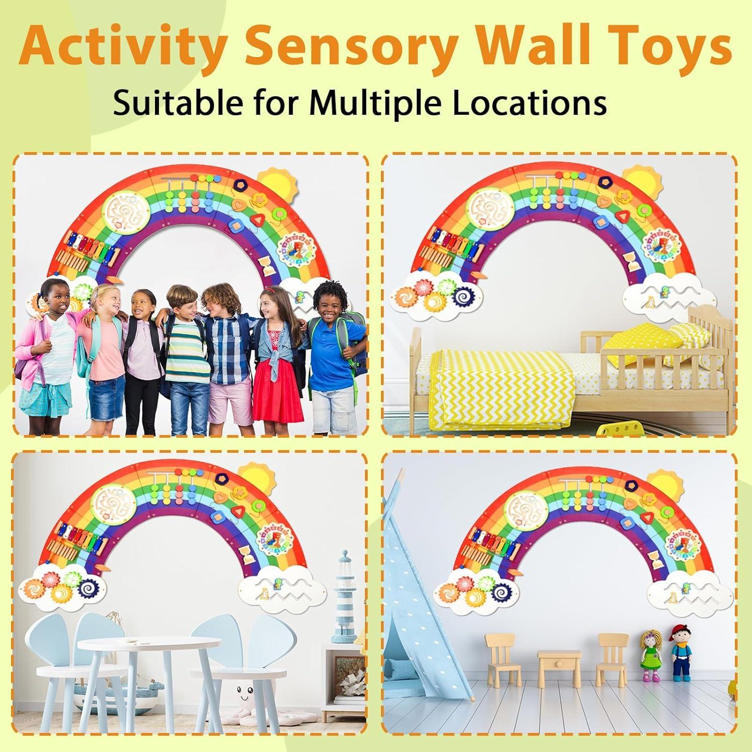 Panel de Actividad de Madera Justforjoyful 150cm Montessori