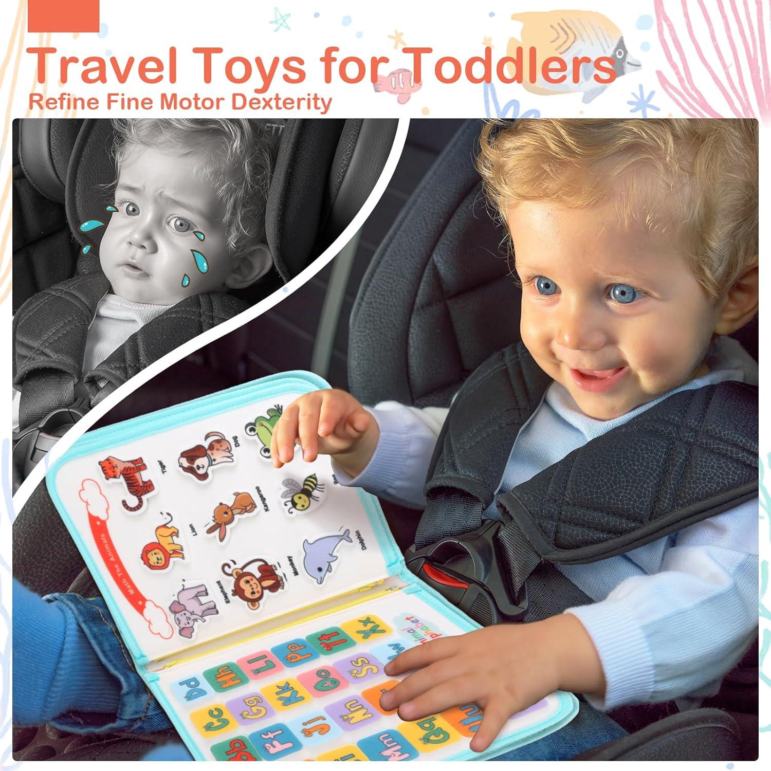 Tablero Ocupado Montessori Teefrye 8 Páginas para Niños 1-3 Años