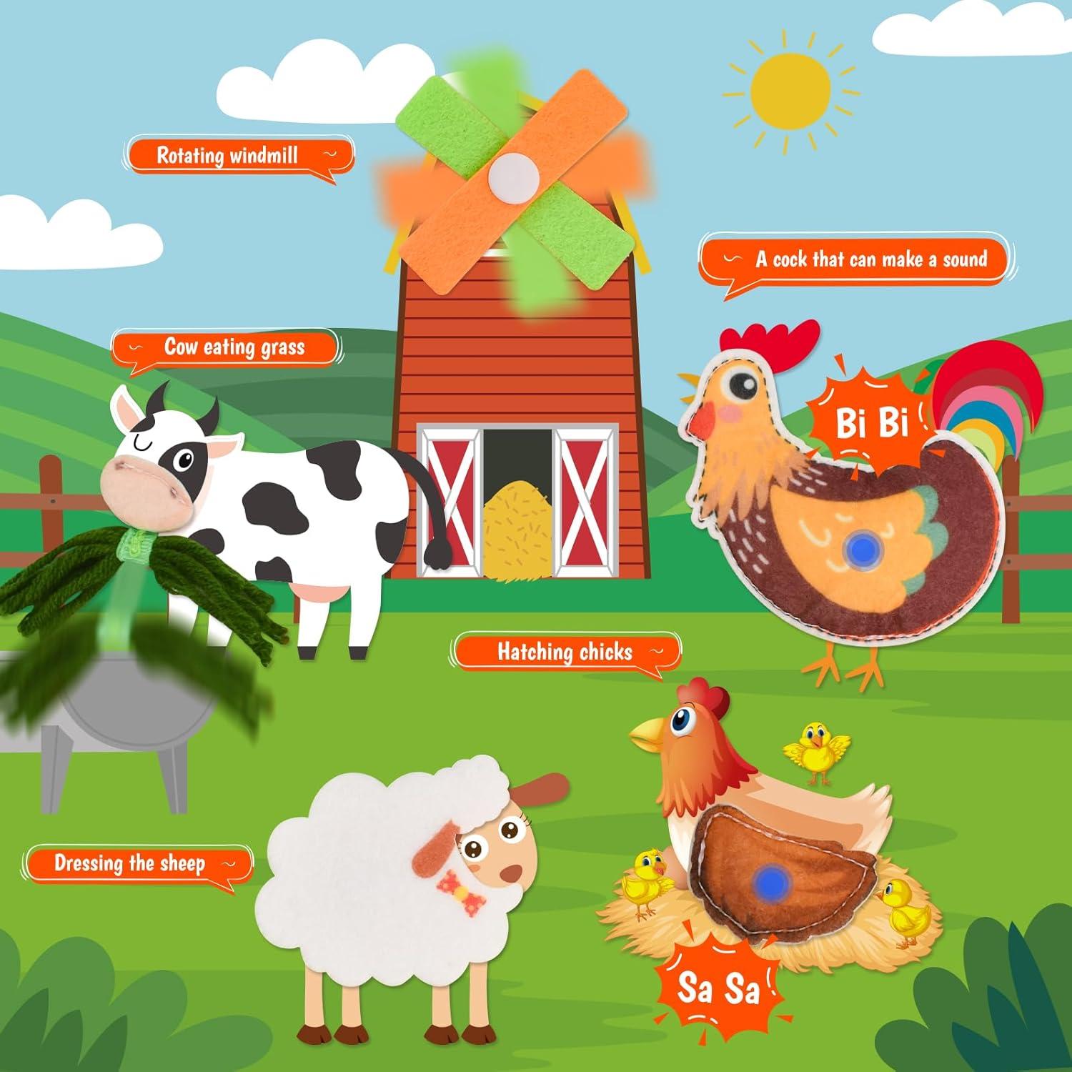 Tablero Ocupado Montessori FWXZBKK 8 Páginas Actividades 0.76 kg