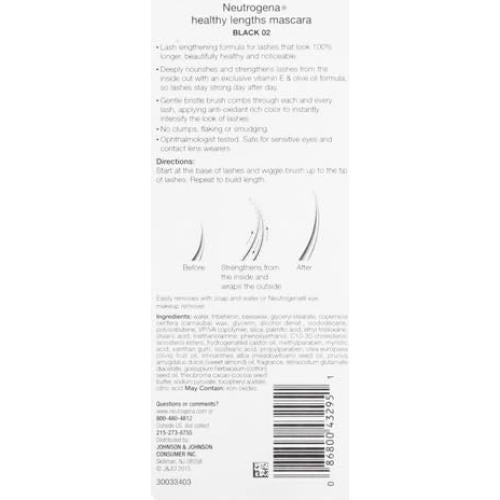 Máscara Neutrogena Healthy Lengths 02 Negro 5,97 g Alarga Pestañas
