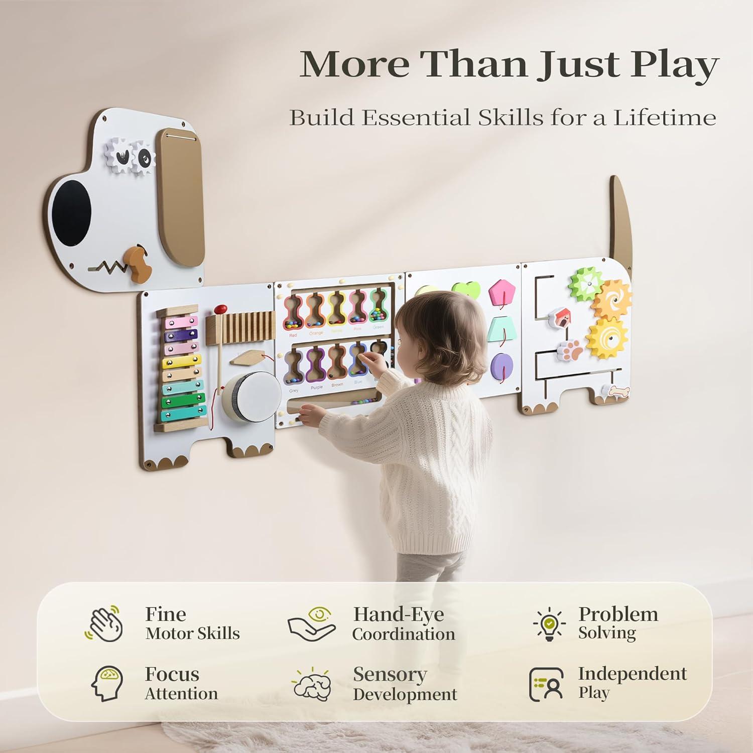 Tablero Ocupado Montessori para Niños Pequeños - Yunhe 43.94x33.78cm