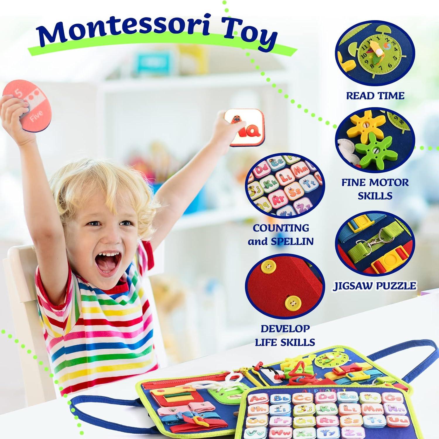 Tablero Ocupado Montessori TenFans 4 Páginas Verde 269g
