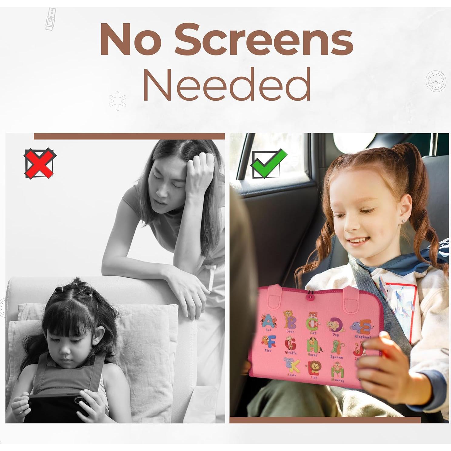 Libro de Actividades Montessori JagsyJoy Rosa 27.94x21.59cm