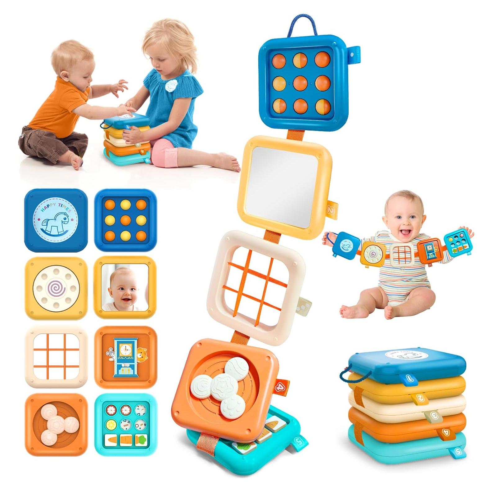 Cubo de Actividades Sensoriales Toylfort para Bebé 6-12 Meses