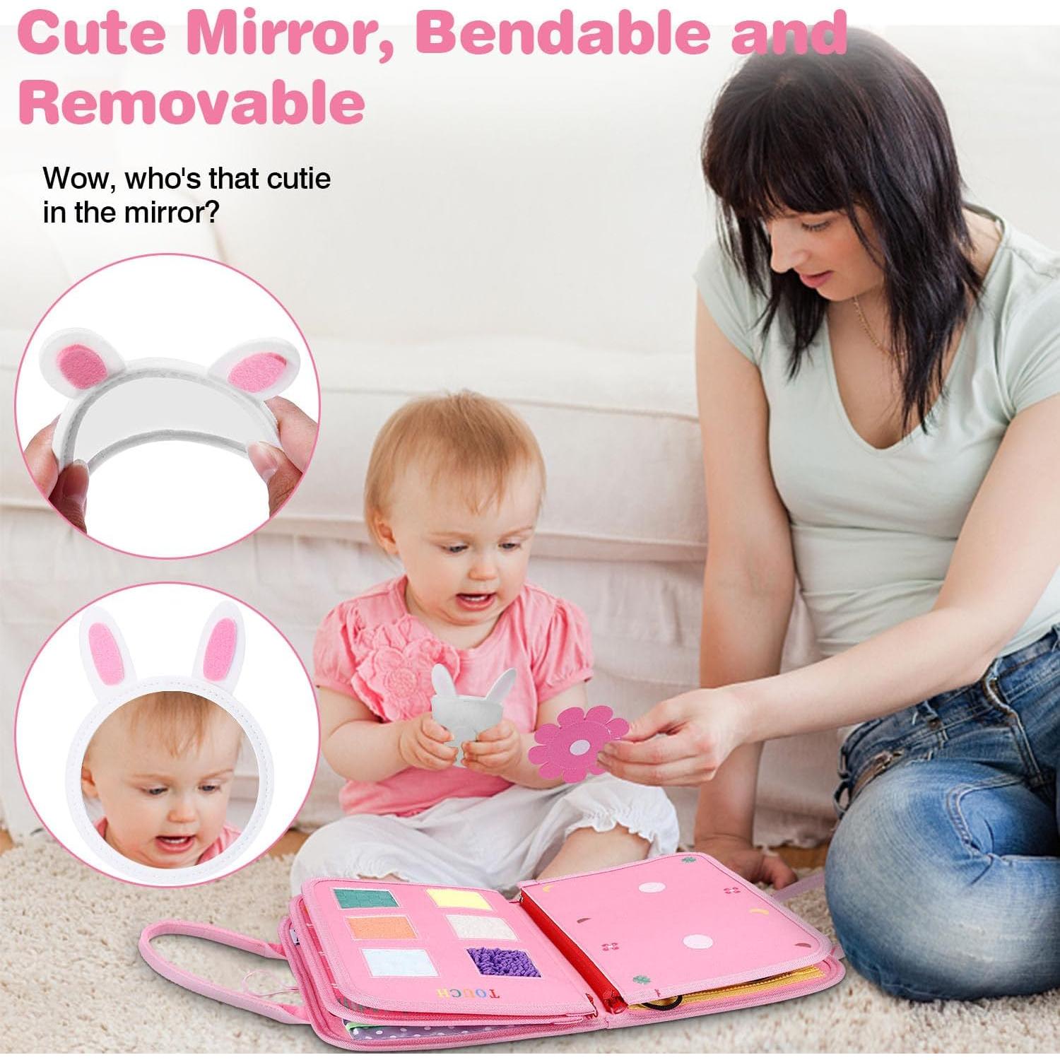 Tablero Ocupado Rosa JHkim para Niños 3+ Años - Juguete Educativo