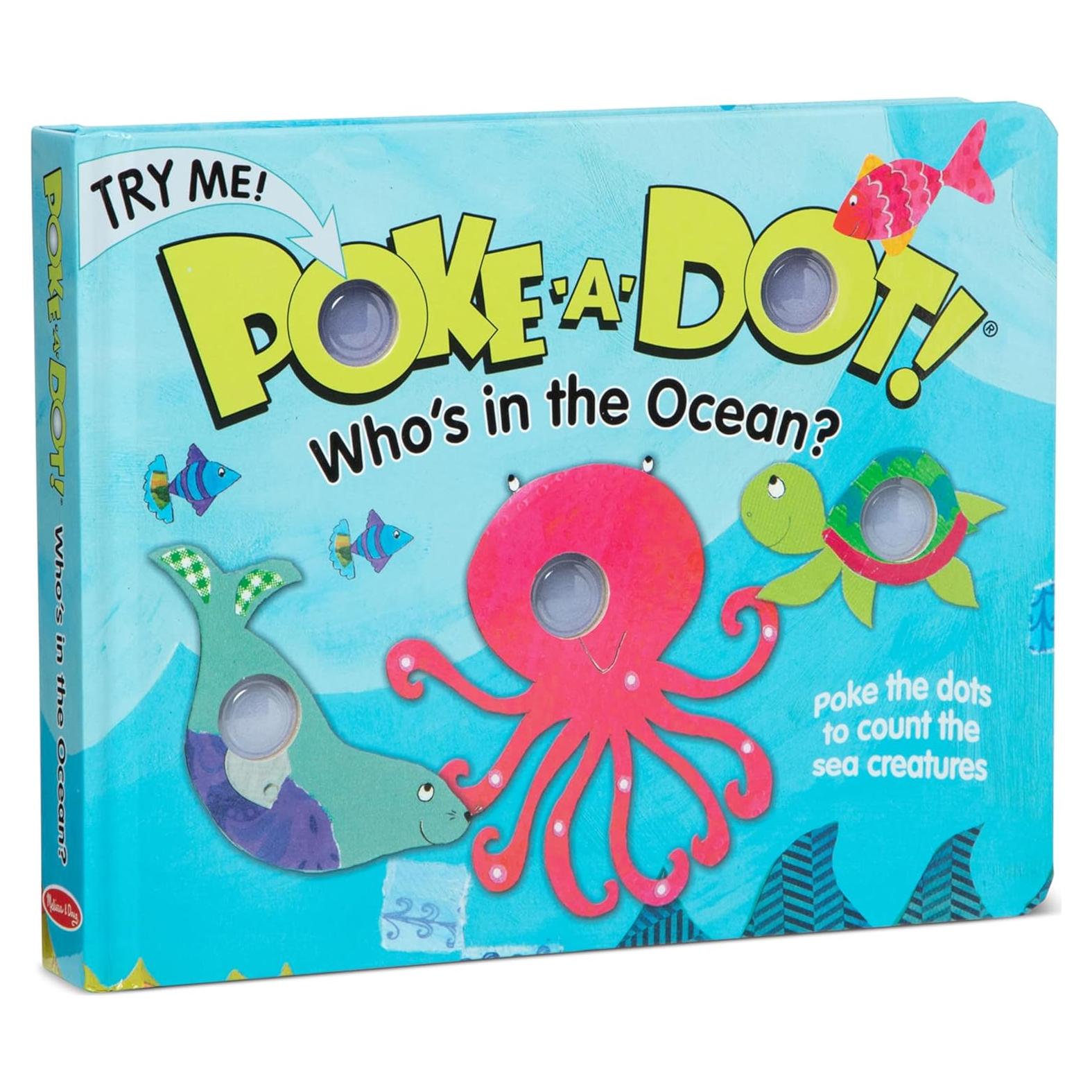 Libro Interactivo Melissa & Doug Poke-a-Dot Océano 20 Páginas