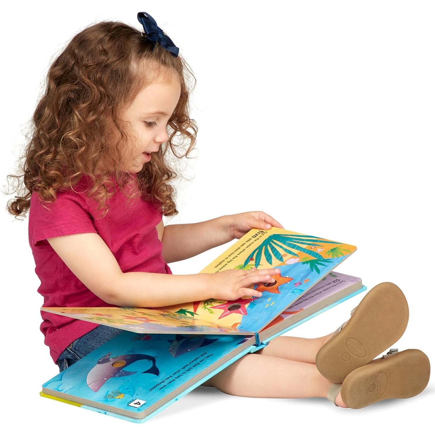 Libro Interactivo Melissa & Doug Poke-a-Dot Océano 20 Páginas