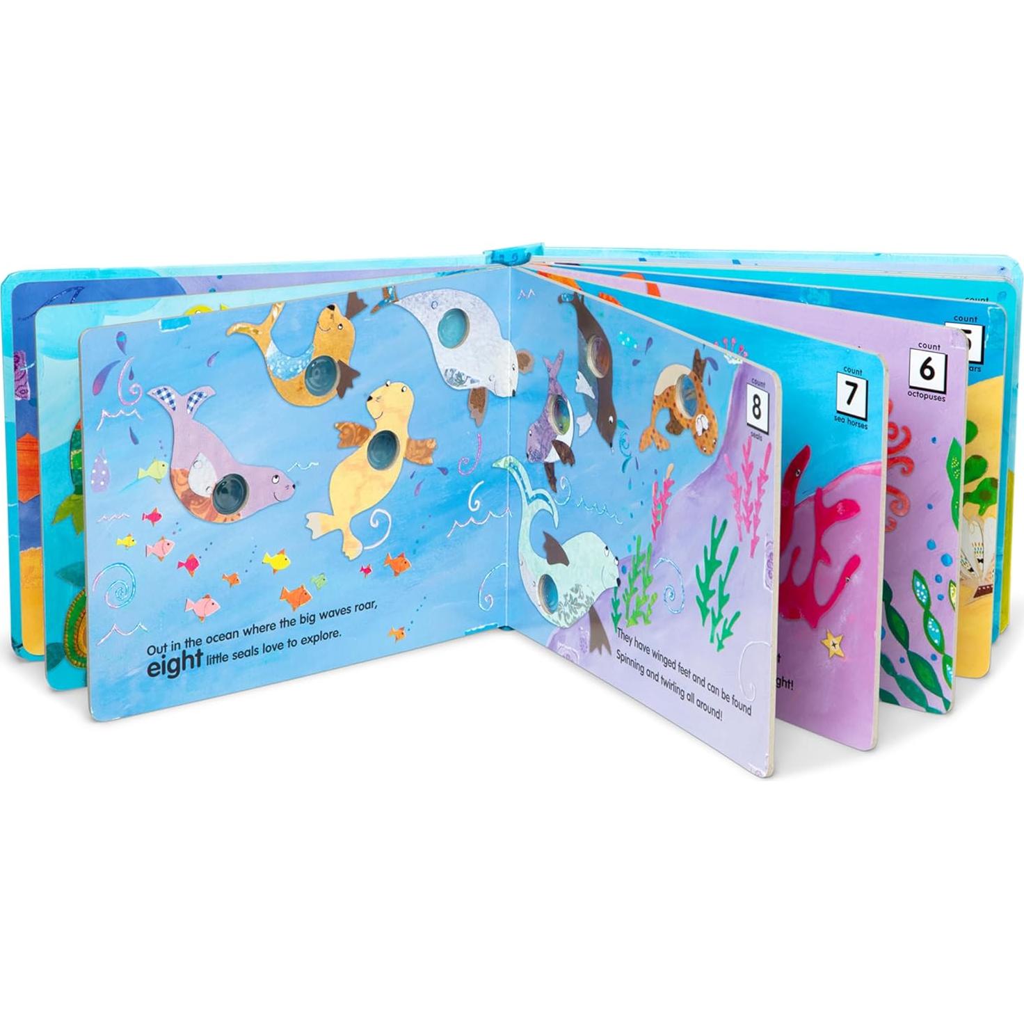 Libro Interactivo Melissa & Doug Poke-a-Dot Océano 20 Páginas