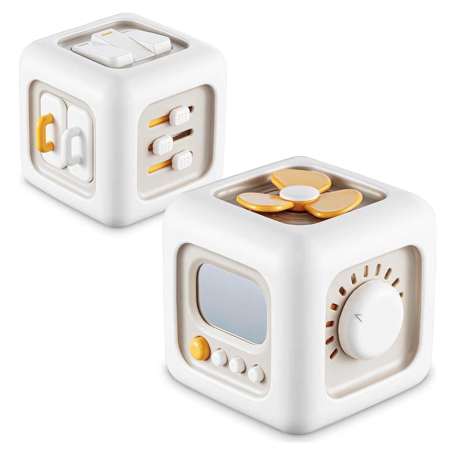 Cubo Ocupado Montessori para Niños 1-3 Años - Juguete Sensorial