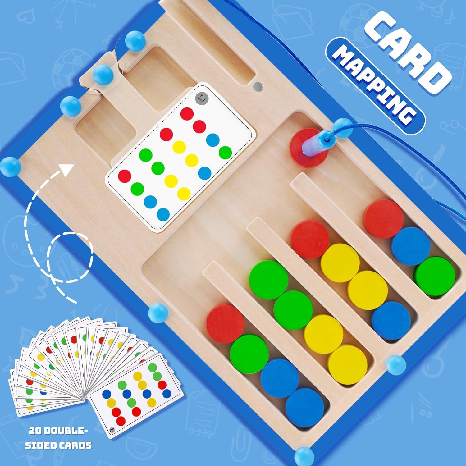 Juguete de Rompecabezas Magnético FCSONU para Niños 3-6 Años