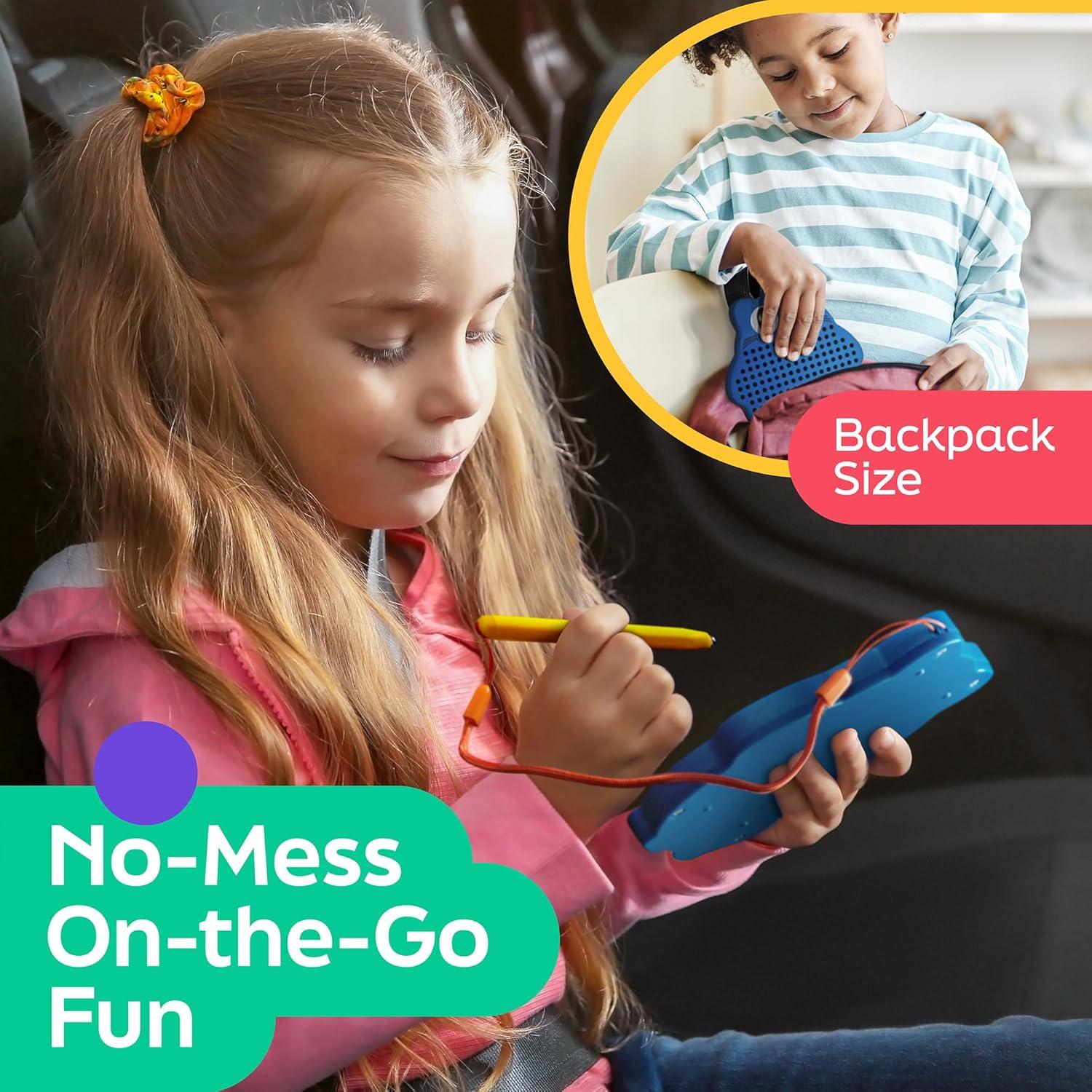 Tablero Magnético de Dibujo Portátil Aynat 14.7x12.7cm Azul