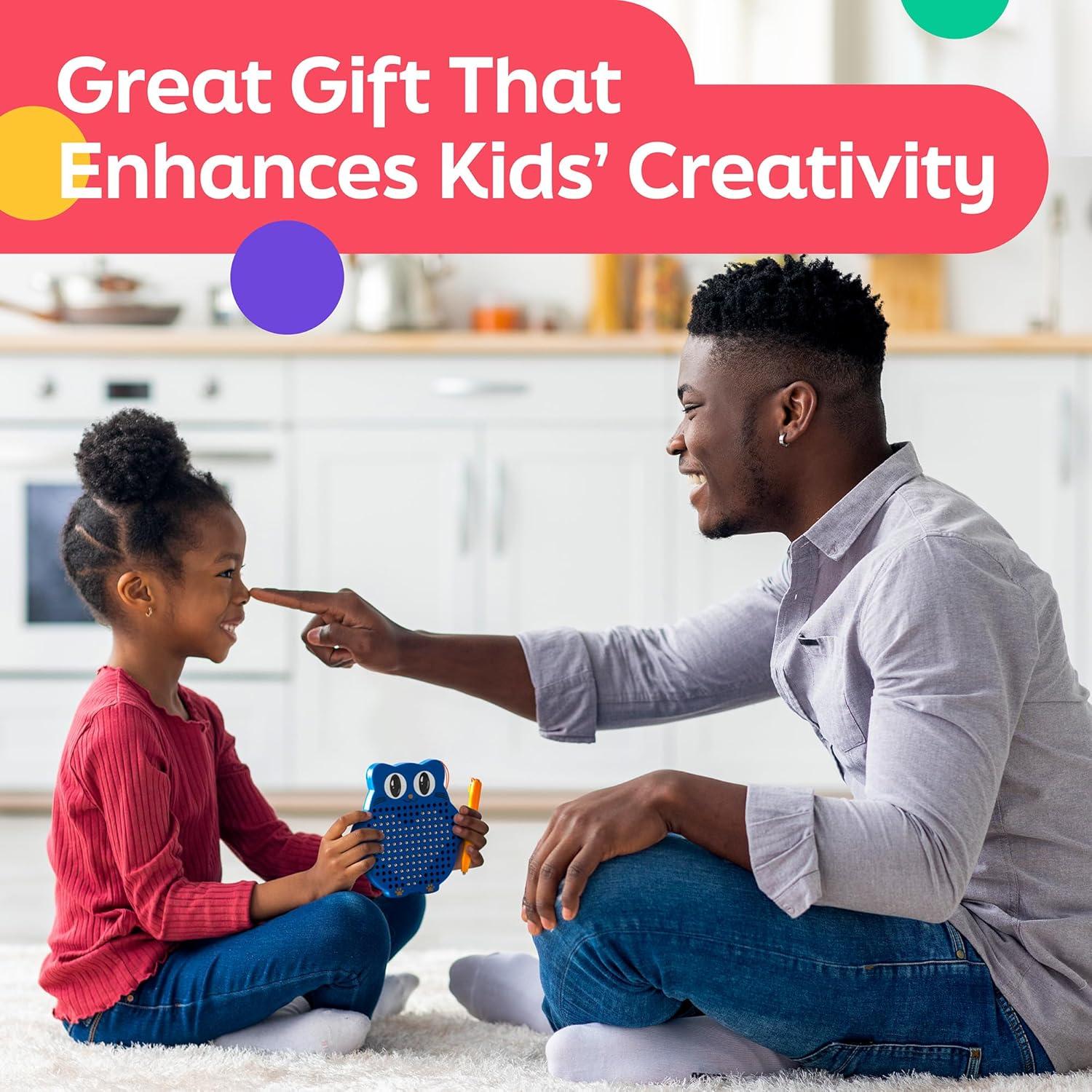 Tablero Magnético de Dibujo Portátil Aynat 14.7x12.7cm Azul