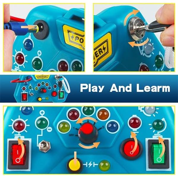 Tablero Ocupado Sensorial Montessori Susierwey 15.5x10.4 cm