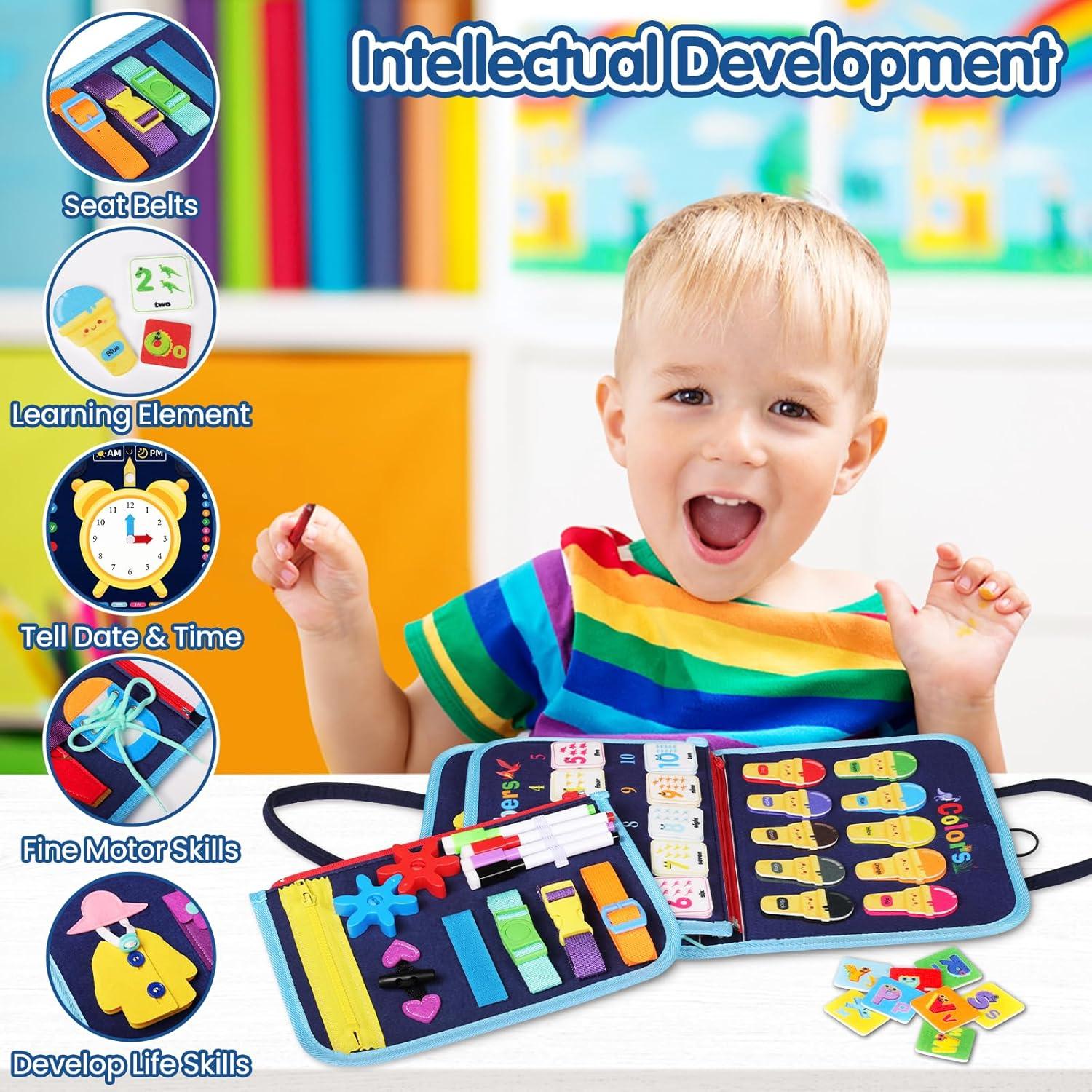 Tablero Ocupado Montessori MindPal 27.8x22.3 cm para Niños 3+