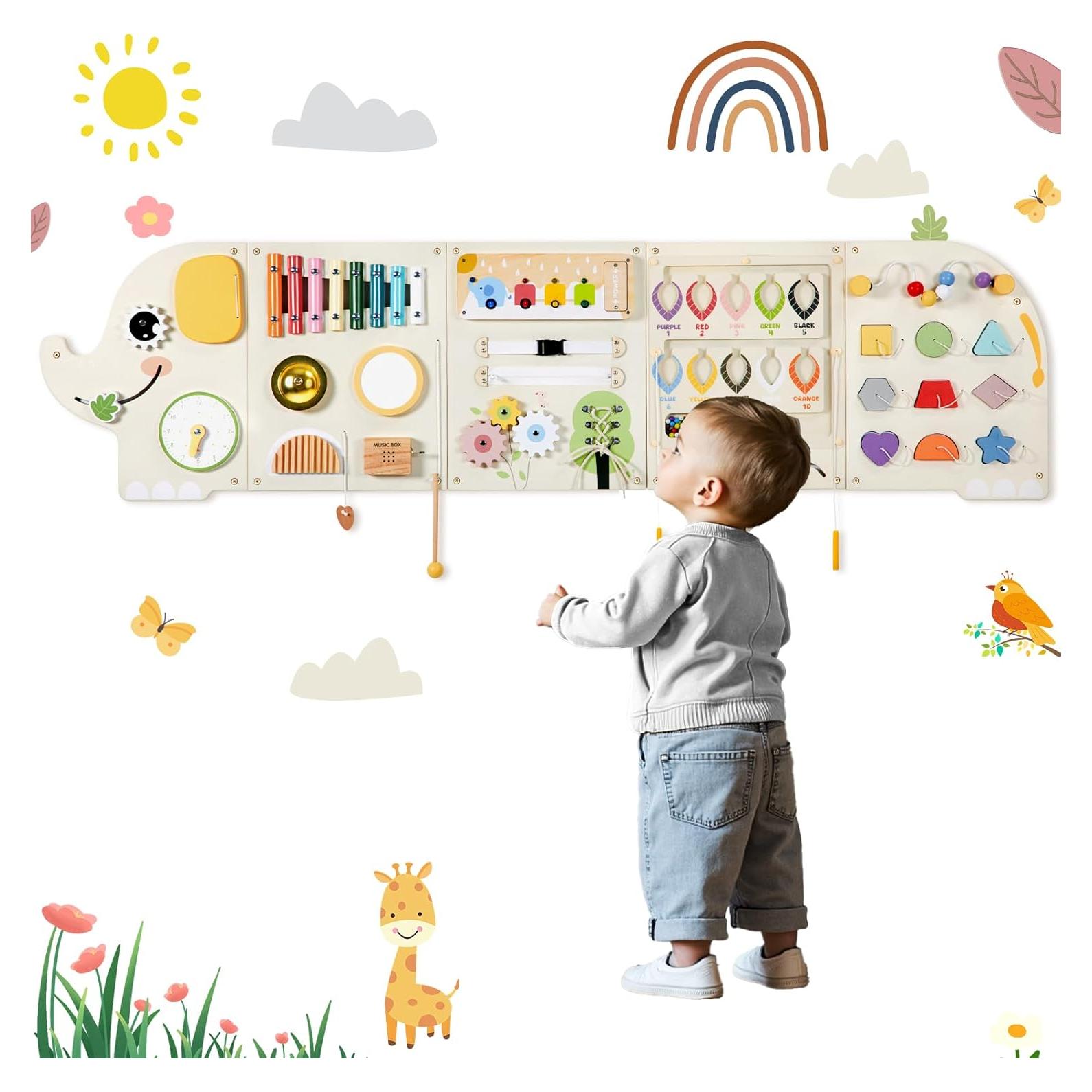 Paneles de Pared Montessori JOLIE VALLÉE 5 Actividades 6.94 kg