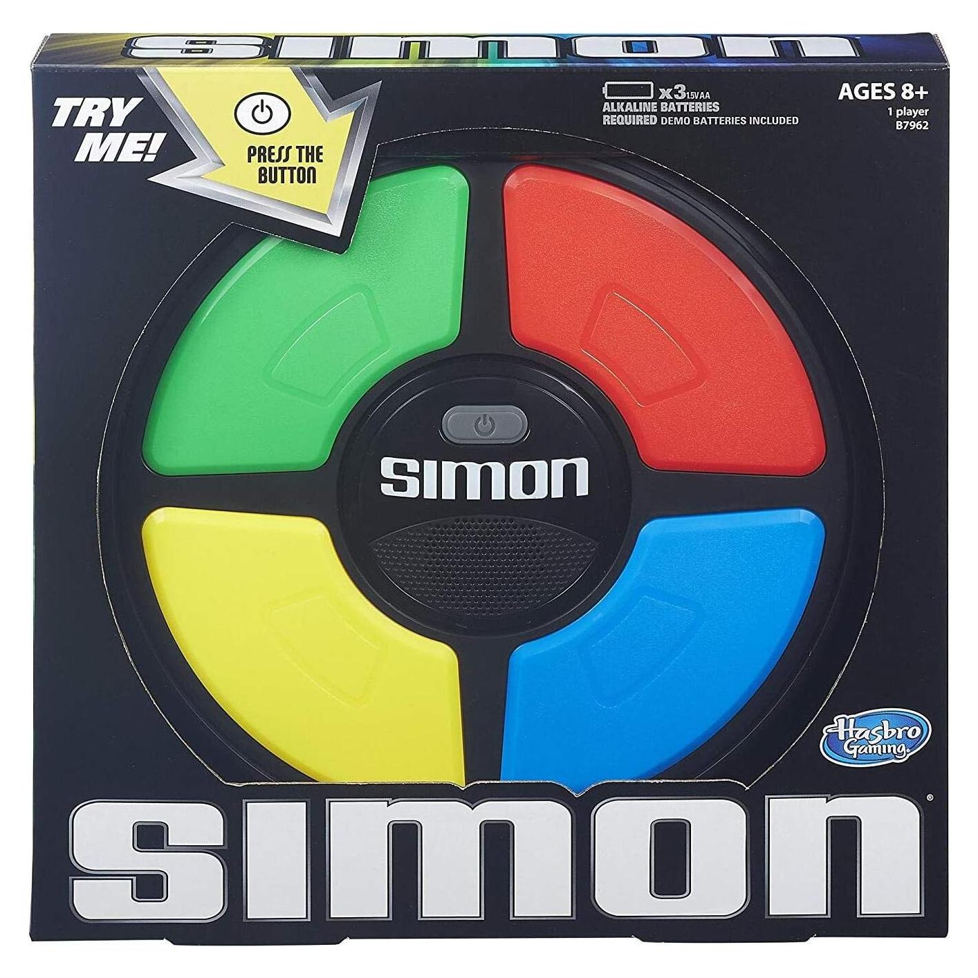 Juego de Mesa Simon Clásico Hasbro - Memoria y Secuencias
